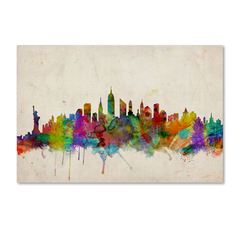 Michael Tompsett  York Skyline Canvas Art 16 x 24 Image 1