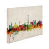 Michael Tompsett Paris Skyline Canvas Art 16 x 24 Image 2