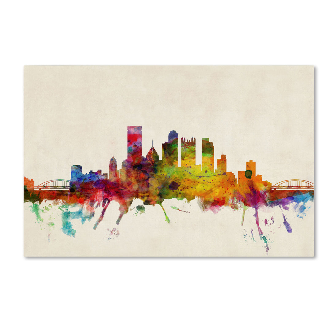 Michael Tompsett Pittsburgh, Pennsylvania Canvas Art 16 x 24 Image 1