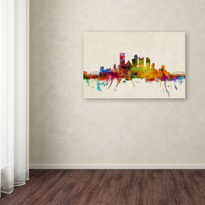 Michael Tompsett Pittsburgh, Pennsylvania Canvas Art 16 x 24 Image 3