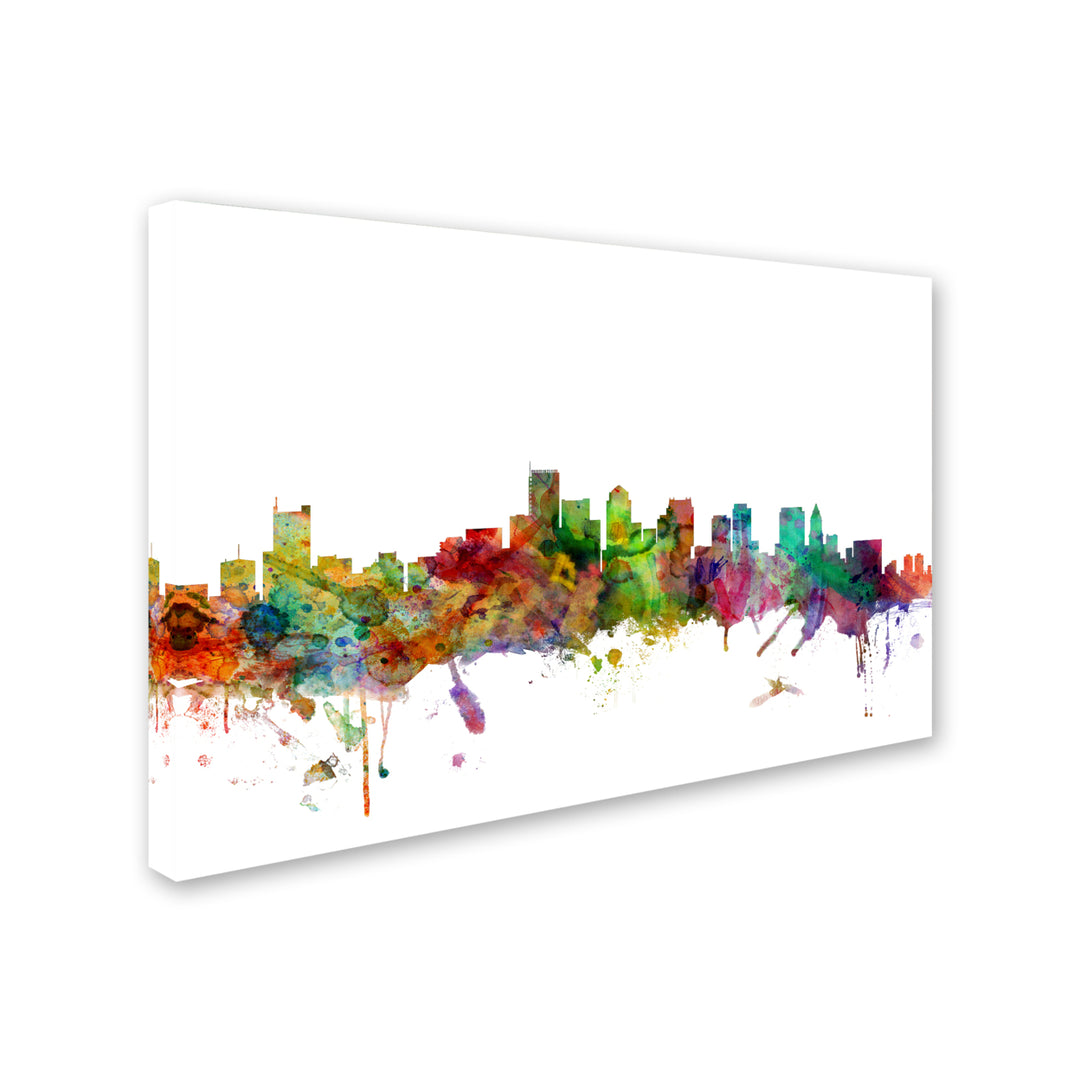 Michael Tompsett Boston Massachusetts Skyline Canvas Art 16 x 24 Image 2
