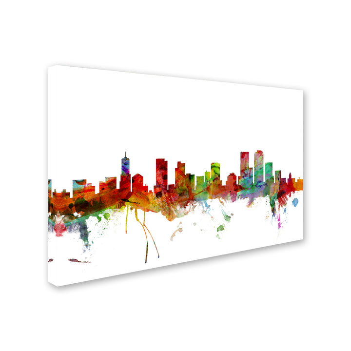 Michael Tompsett Denver Colorado Skyline Canvas Art 16 x 24 Image 2