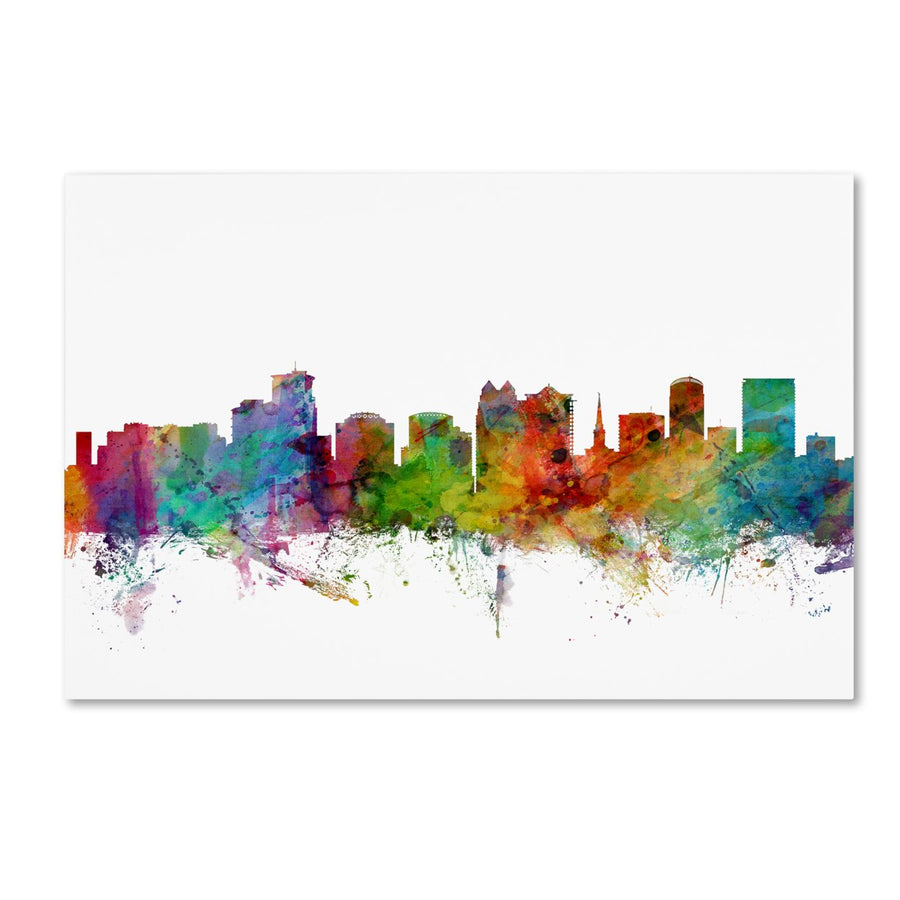 Michael Tompsett Orlando Florida Skyline Canvas Art 16 x 24 Image 1