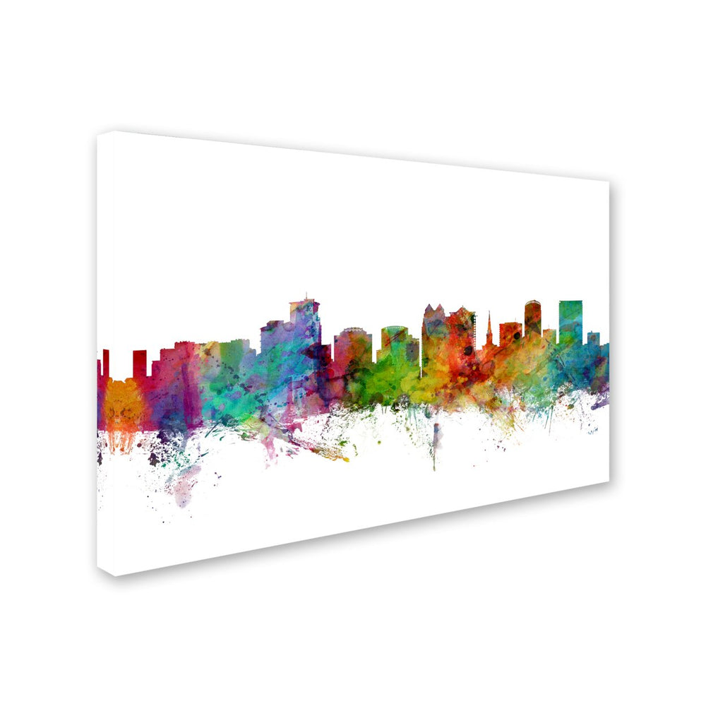 Michael Tompsett Orlando Florida Skyline Canvas Art 16 x 24 Image 2