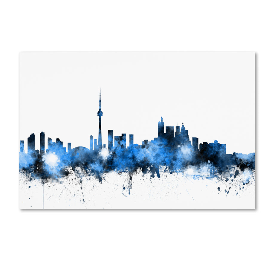 Michael Tompsett Toronto Canada Skyline Canvas Art 16 x 24 Image 1