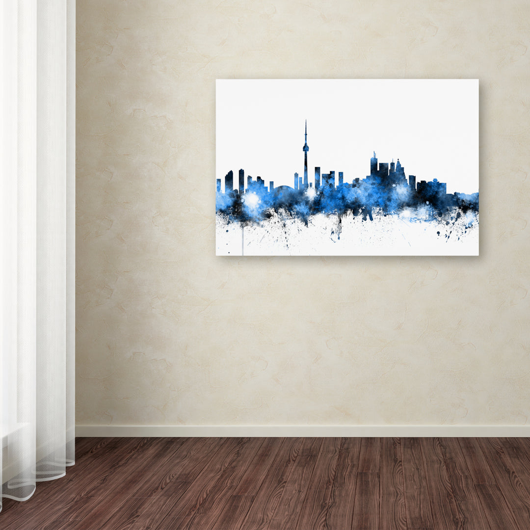 Michael Tompsett Toronto Canada Skyline Canvas Art 16 x 24 Image 3