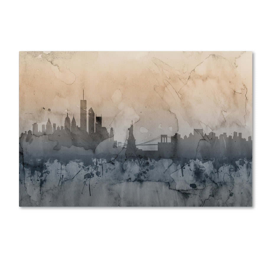 Michael Tompsett  York Skyline VI Canvas Art 16 x 24 Image 1