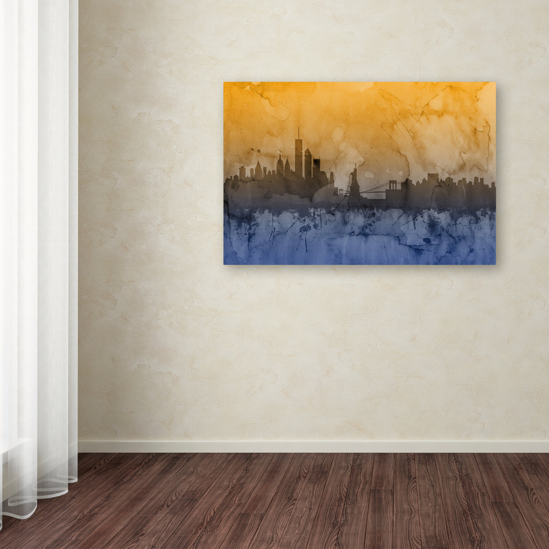 Michael Tompsett  York Skyline V Canvas Art 16 x 24 Image 3