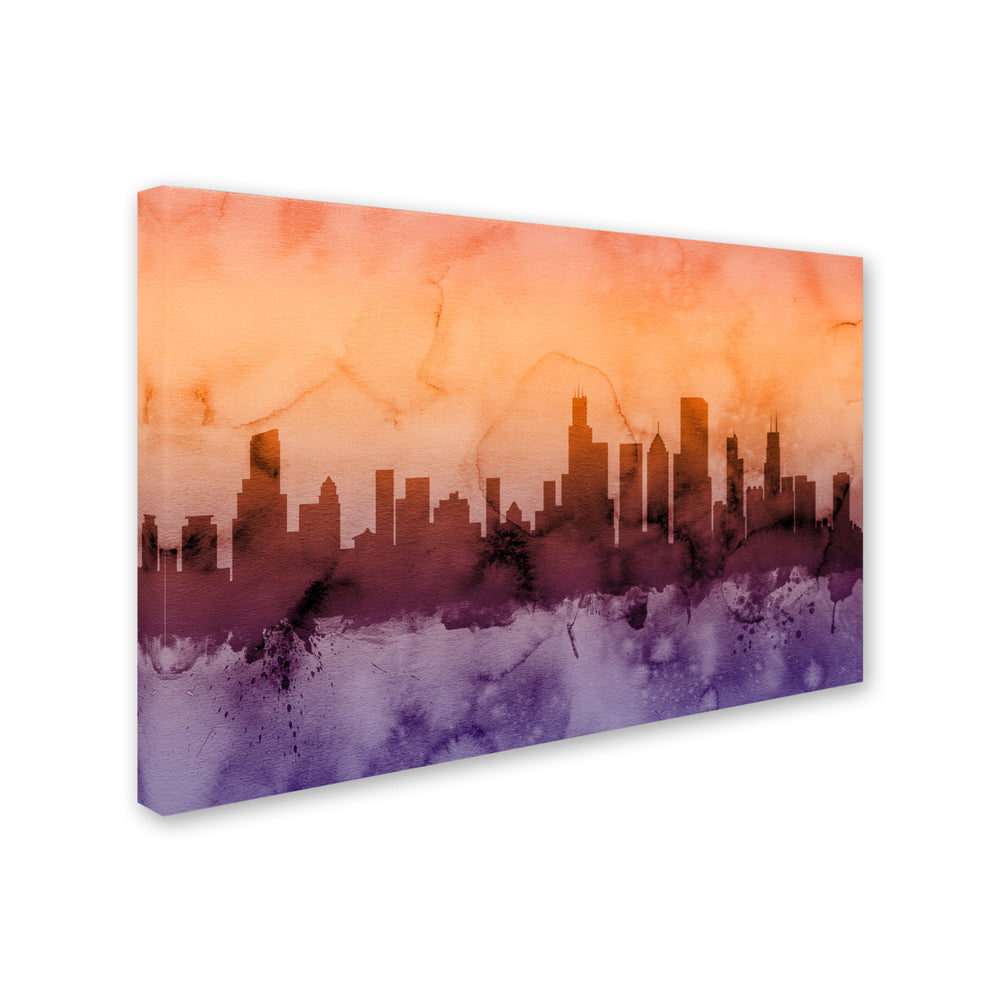 Michael Tompsett Chicago Illinois Skyline III Canvas Art 16 x 24 Image 2
