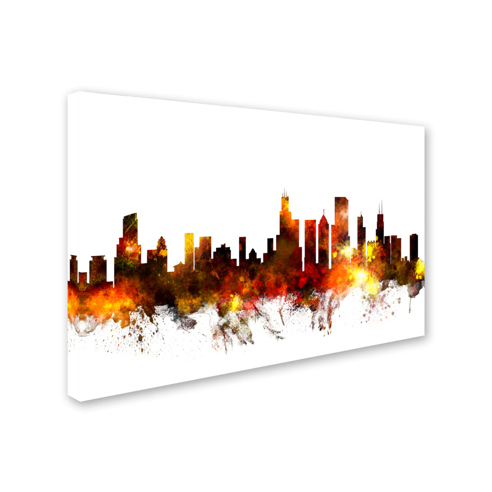 Michael Tompsett Chicago Illinois Skyline VI Canvas Art 16 x 24 Image 2