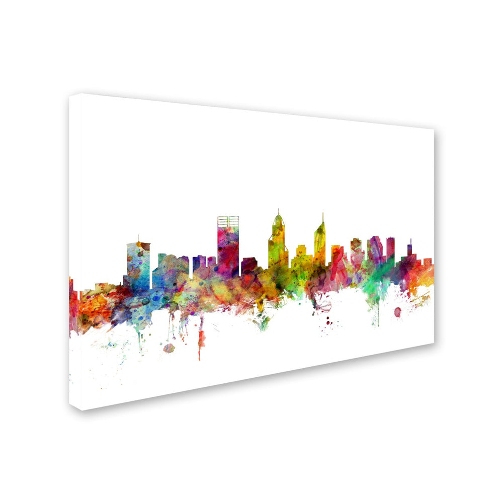 Michael Tompsett Perth Australia Skyline Canvas Art 16 x 24 Image 2