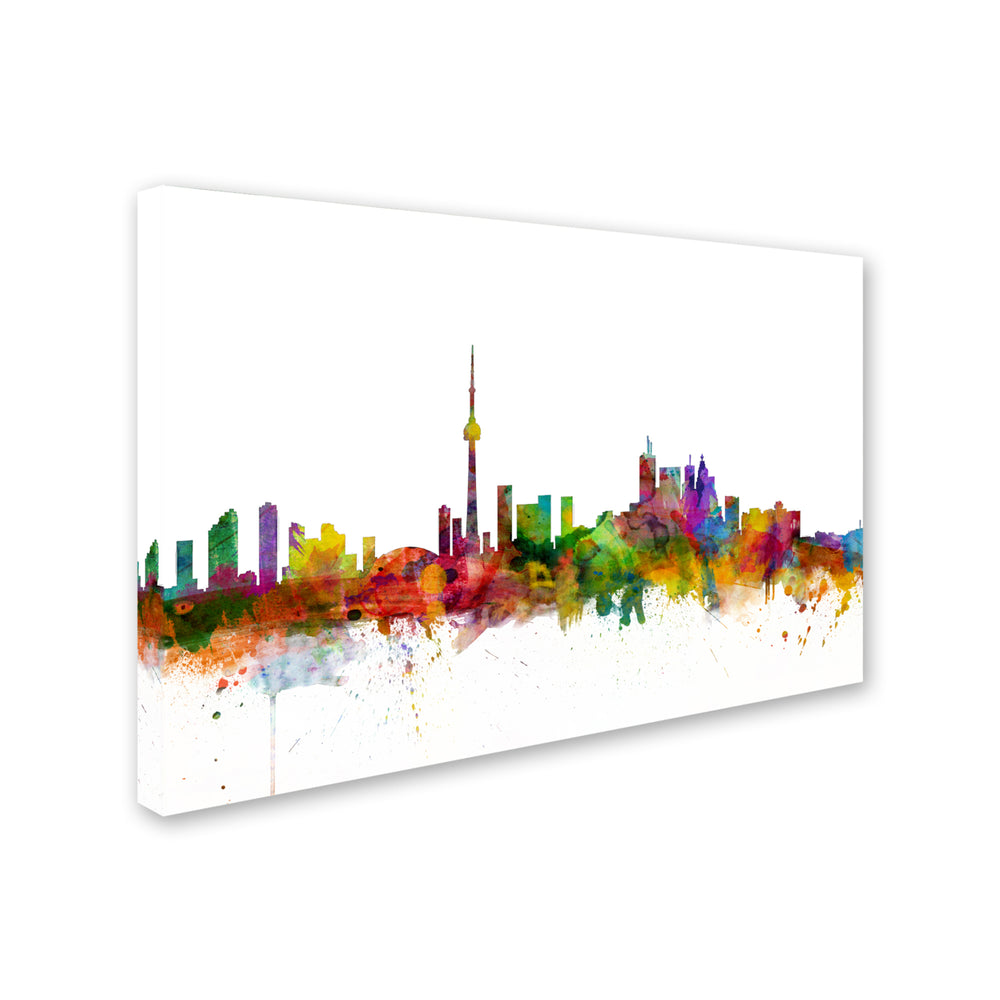 Michael Tompsett Toronto Canada Skyline IV Canvas Art 16 x 24 Image 2