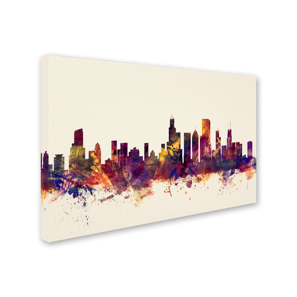Michael Tompsett Chicago Illinois Skyline VII Canvas Art 16 x 24 Image 2