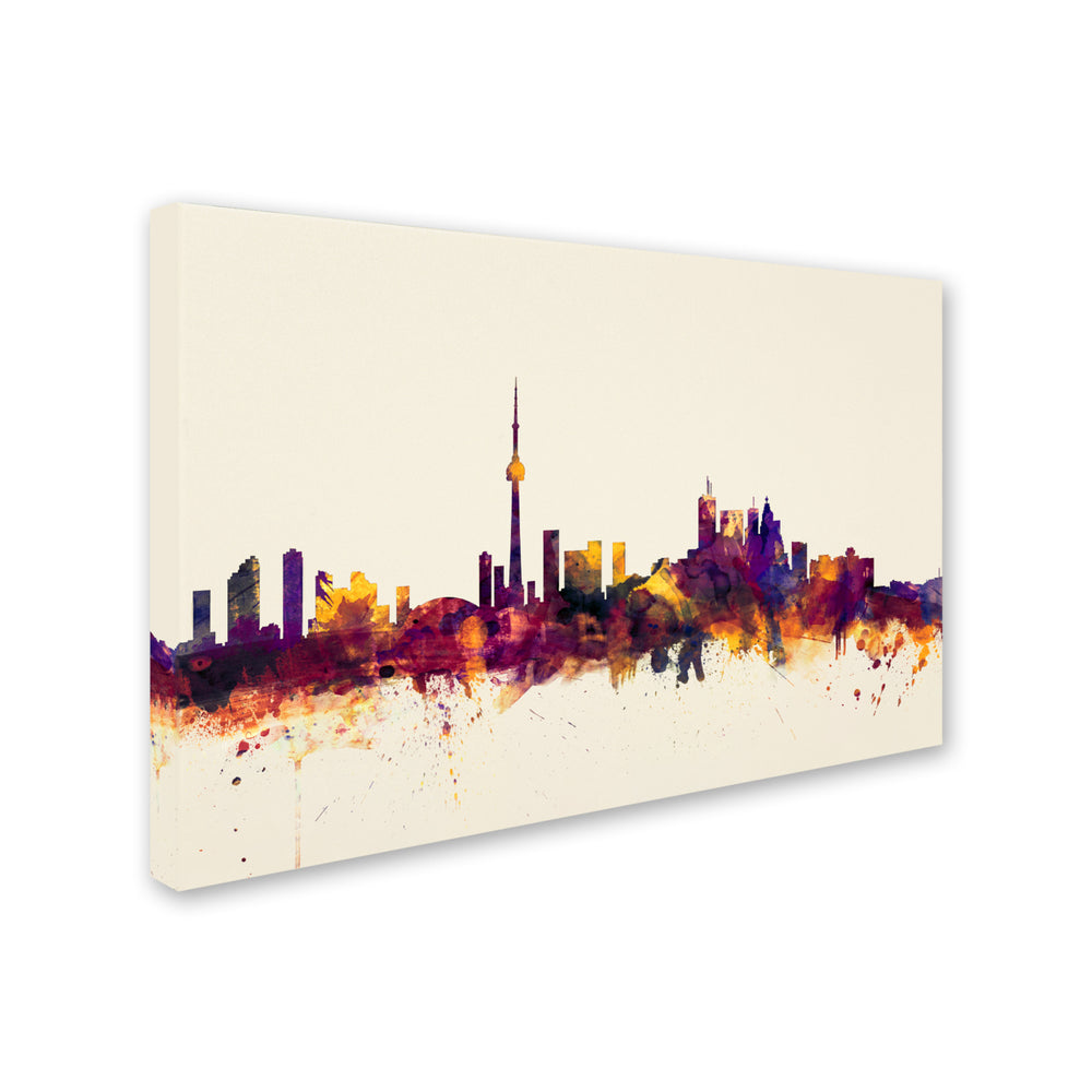 Michael Tompsett Toronto Canada Skyline VI Canvas Art 16 x 24 Image 2