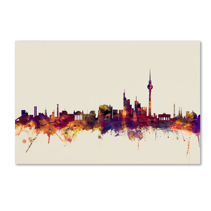 Michael Tompsett Berlin Germany Skyline IV Canvas Art 16 x 24 Image 1