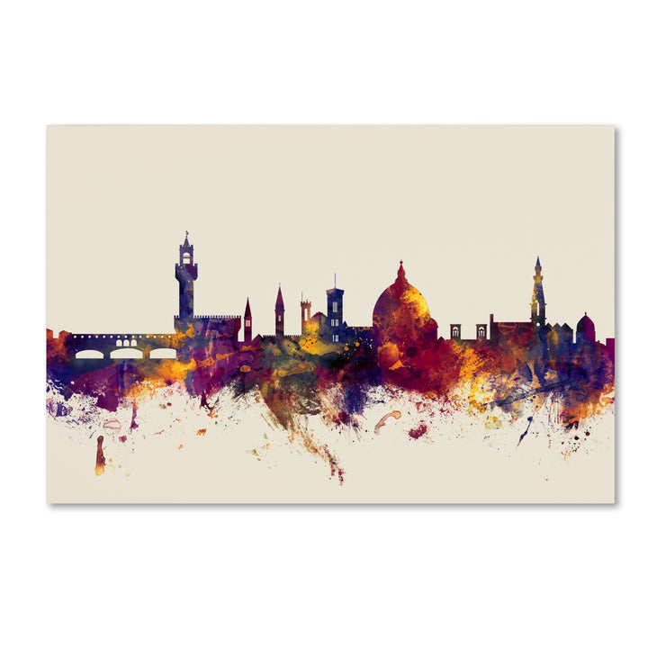 Michael Tompsett Florence Italy Skyline Canvas Art 16 x 24 Image 1