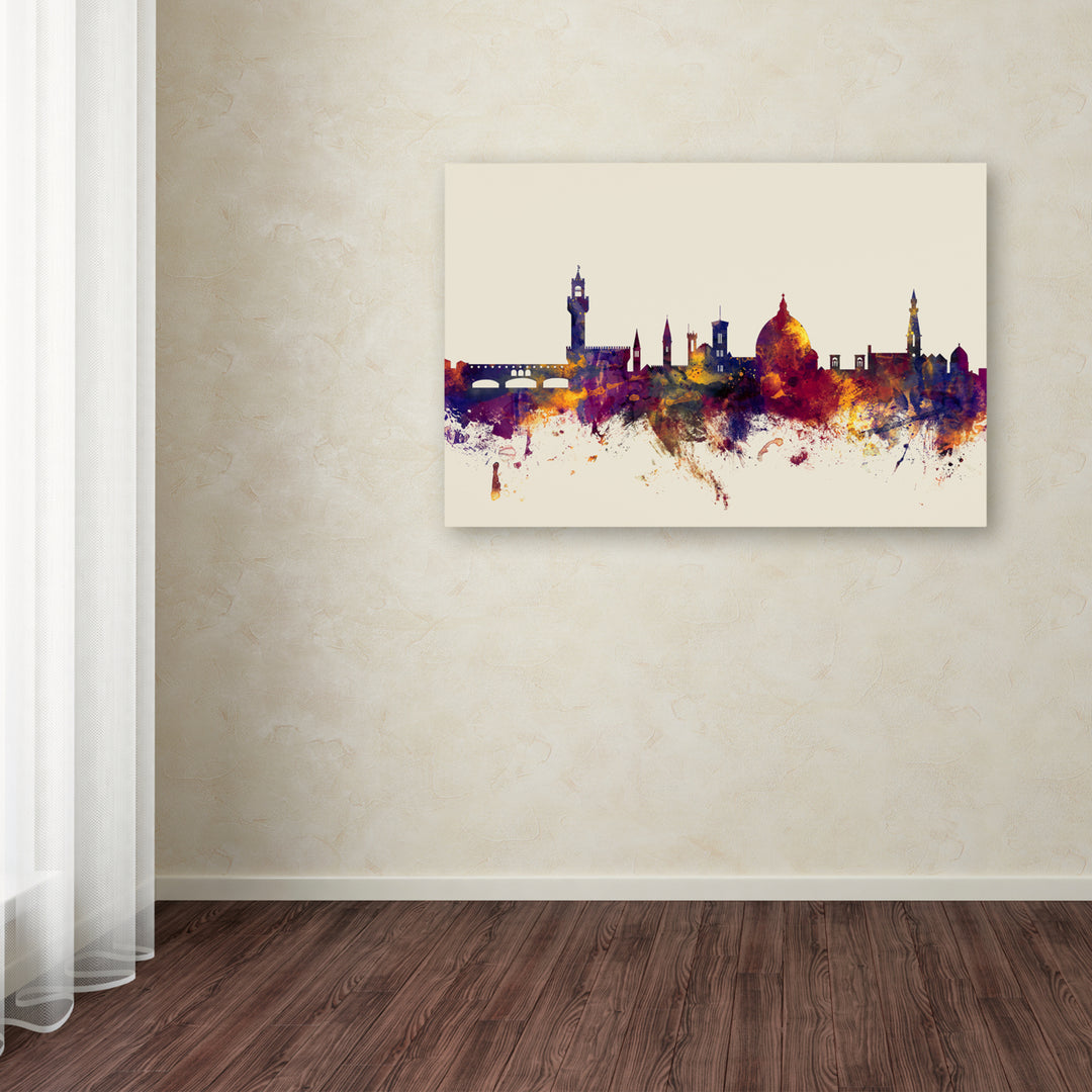 Michael Tompsett Florence Italy Skyline Canvas Art 16 x 24 Image 3
