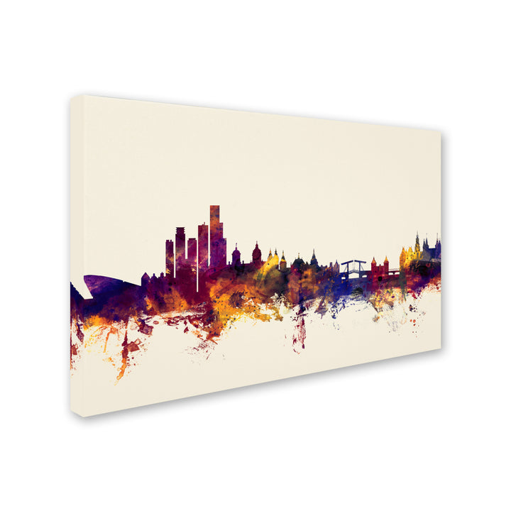 Michael Tompsett Amsterdam Netherlands Skyline Canvas Art 16 x 24 Image 2