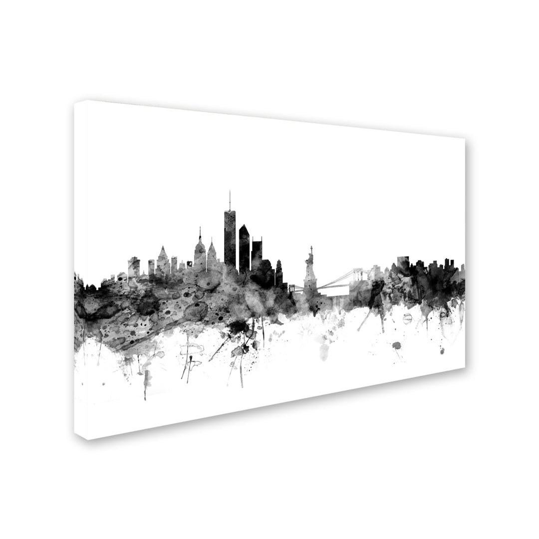 Michael Tompsett  York Skyline BandW Canvas Art 16 x 24 Image 2