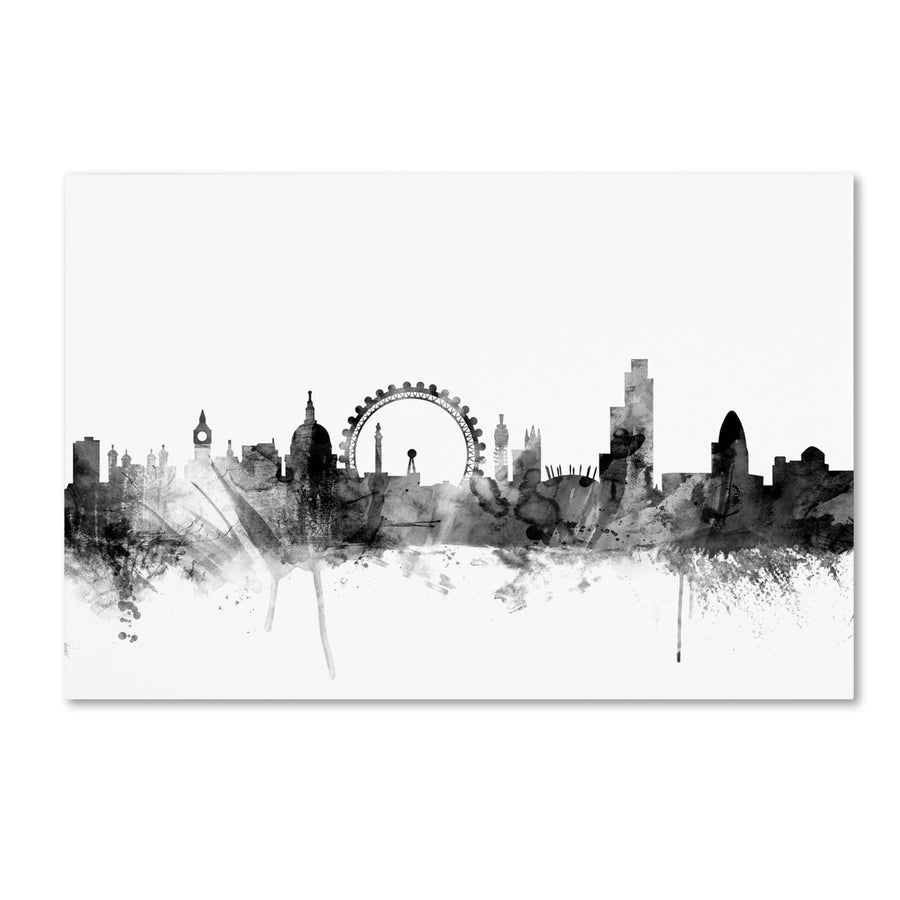 Michael Tompsett London England Skyline BandW 2 Canvas Art 16 x 24 Image 1