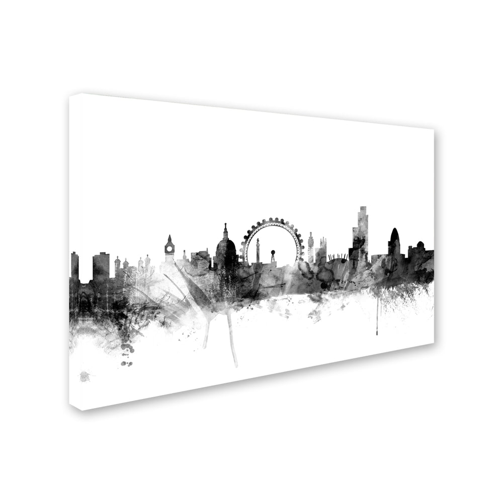 Michael Tompsett London England Skyline BandW 2 Canvas Art 16 x 24 Image 2