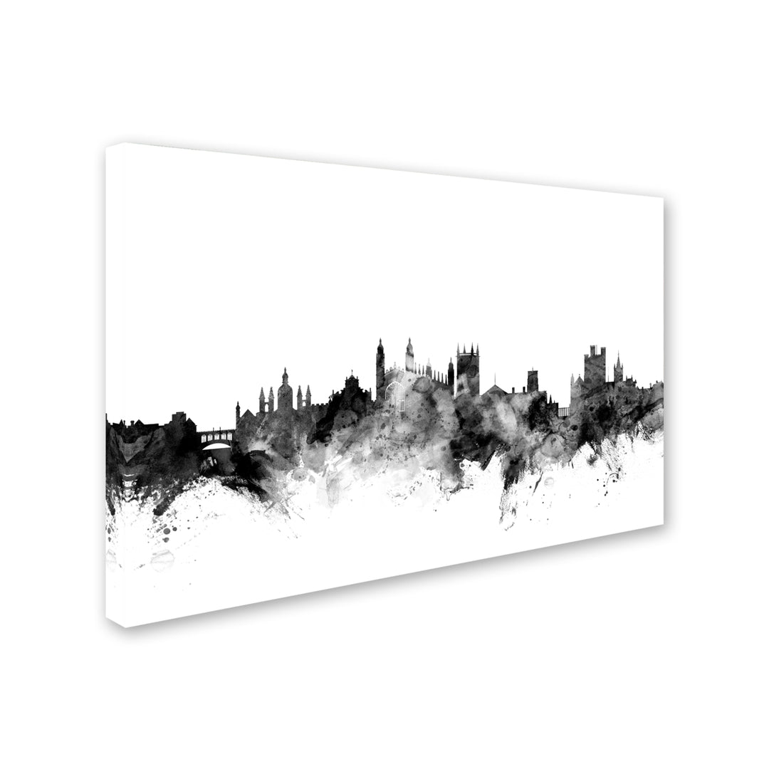 Michael Tompsett Cambridge England Skyline BandW Canvas Art 16 x 24 Image 2