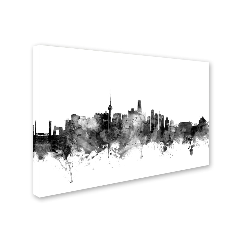 Michael Tompsett Beijing China Skyline BandW Canvas Art 16 x 24 Image 2