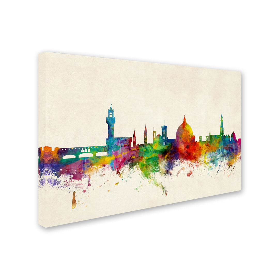 Michael Tompsett Florence Italy Skyline Beige Canvas Art 16 x 24 Image 2