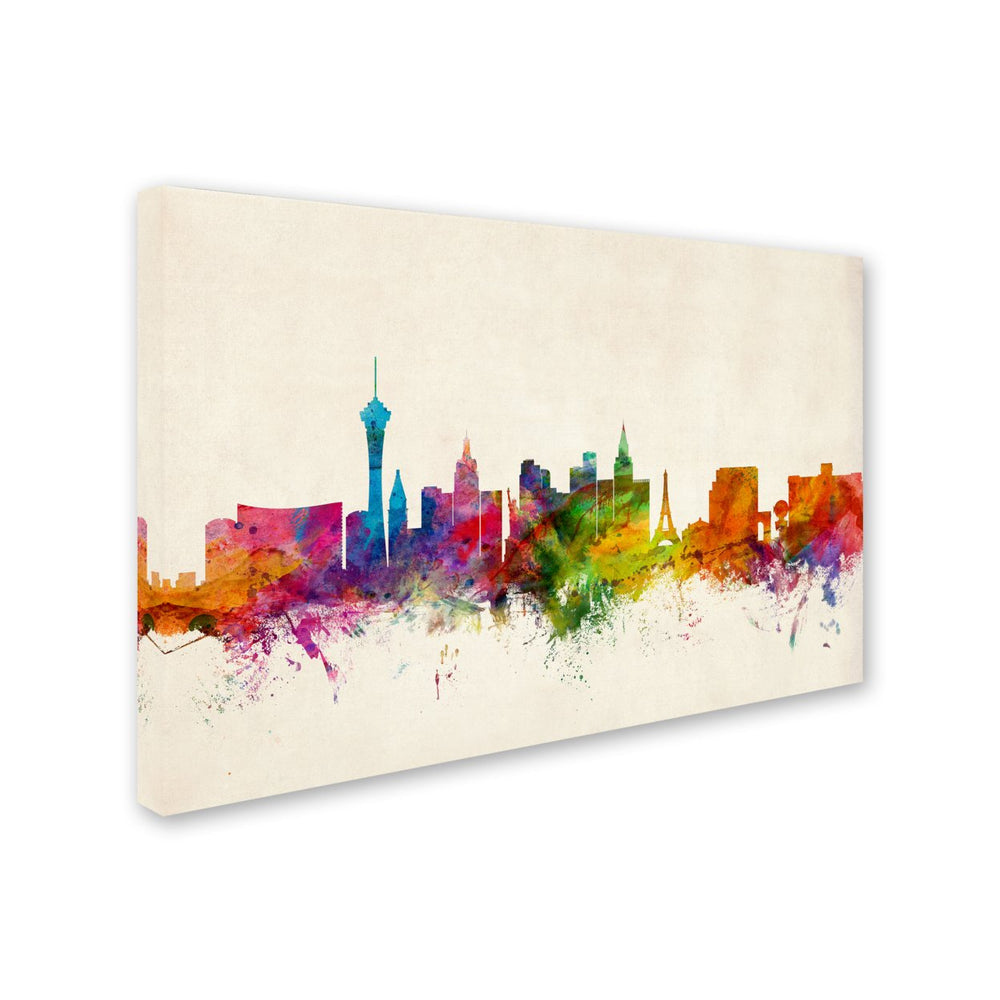 Michael Tompsett Las Vegas Nevada Skyline II Canvas Art 16 x 24 Image 2