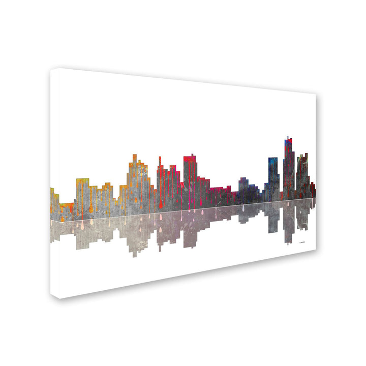 Marlene Watson Boston Massachusetts Skyline Canvas Art 16 x 24 Image 2