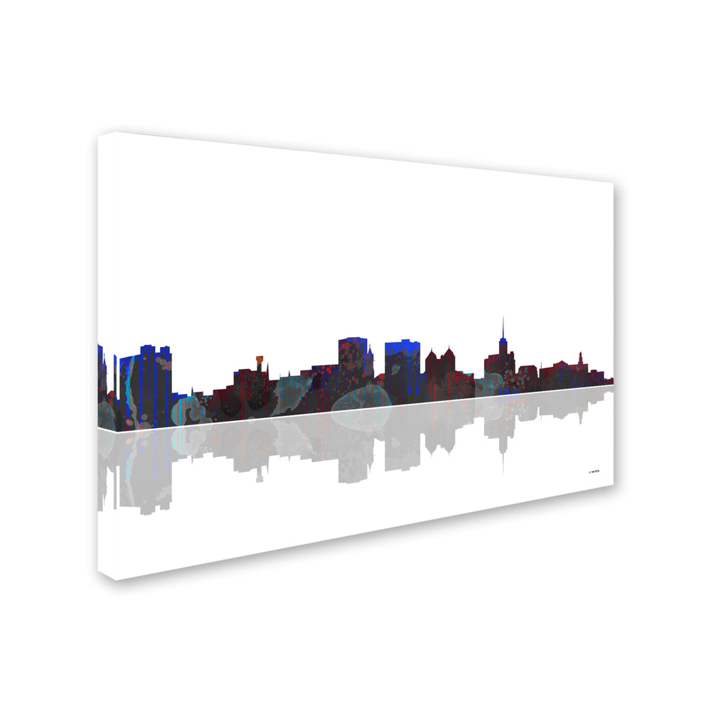 Marlene Watson Buffalo York Skyline Canvas Art 16 x 24 Image 2