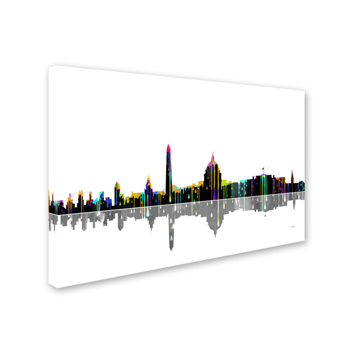 Marlene Watson Washington DC Skyline Canvas Art 16 x 24 Image 2