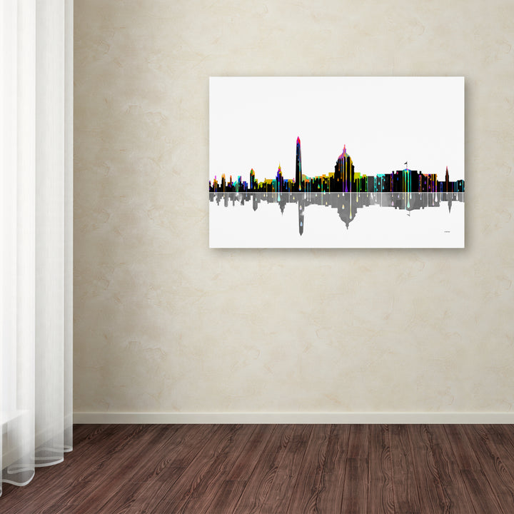 Marlene Watson Washington DC Skyline Canvas Art 16 x 24 Image 3