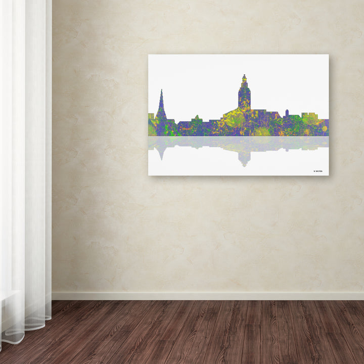 Marlene Watson Annapolis Maryland Skyline II Canvas Art 16 x 24 Image 3