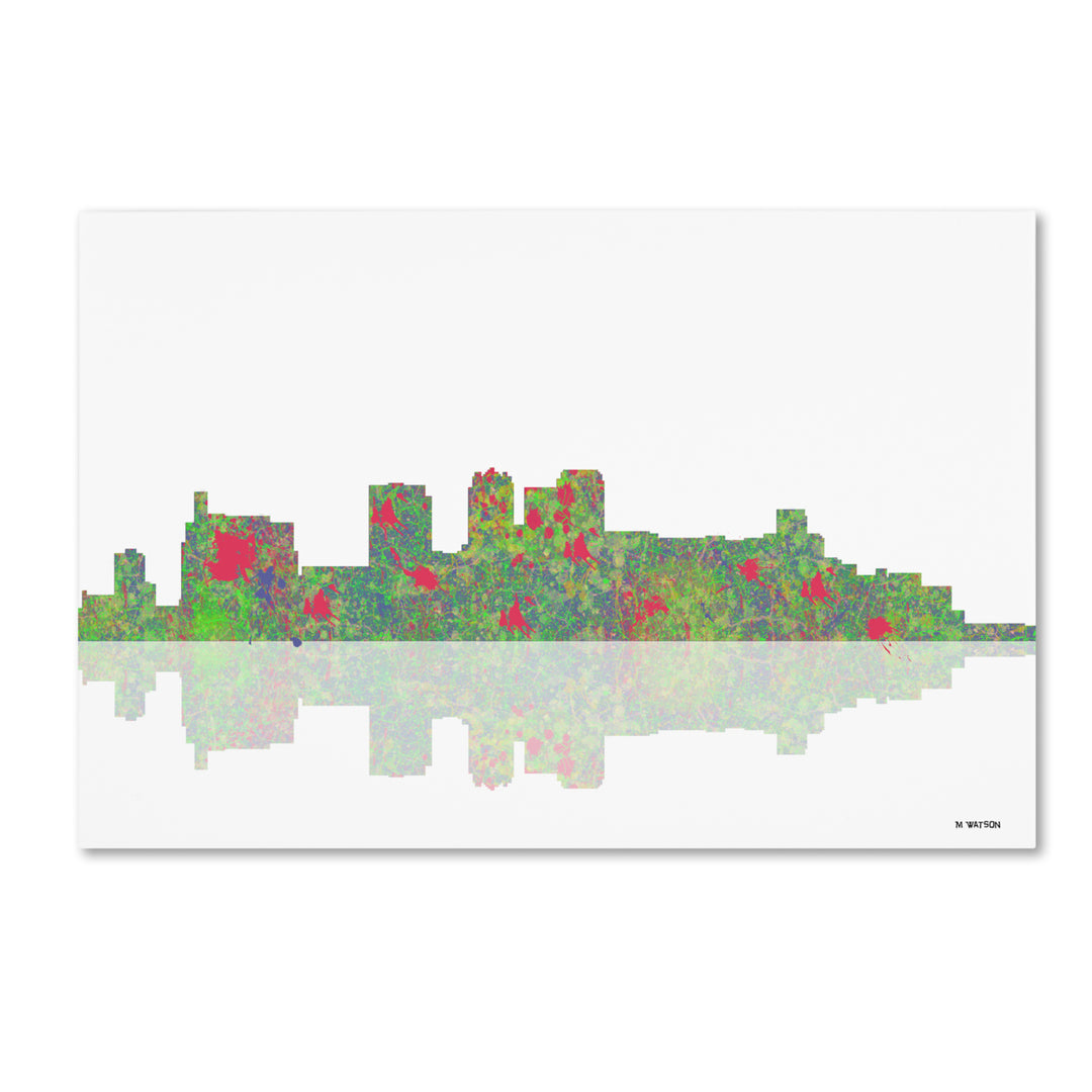 Marlene Watson Birmingham Alabama Skyline Canvas Art 16 x 24 Image 1