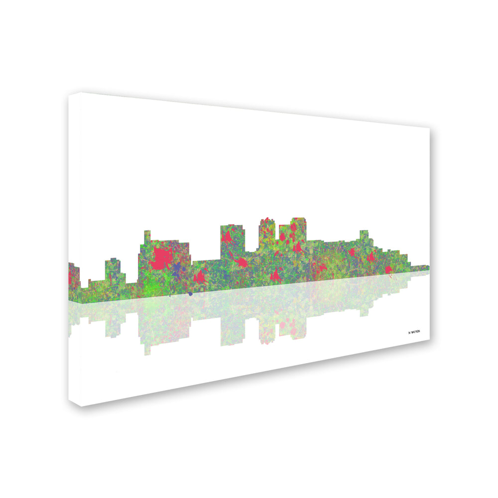 Marlene Watson Birmingham Alabama Skyline Canvas Art 16 x 24 Image 2