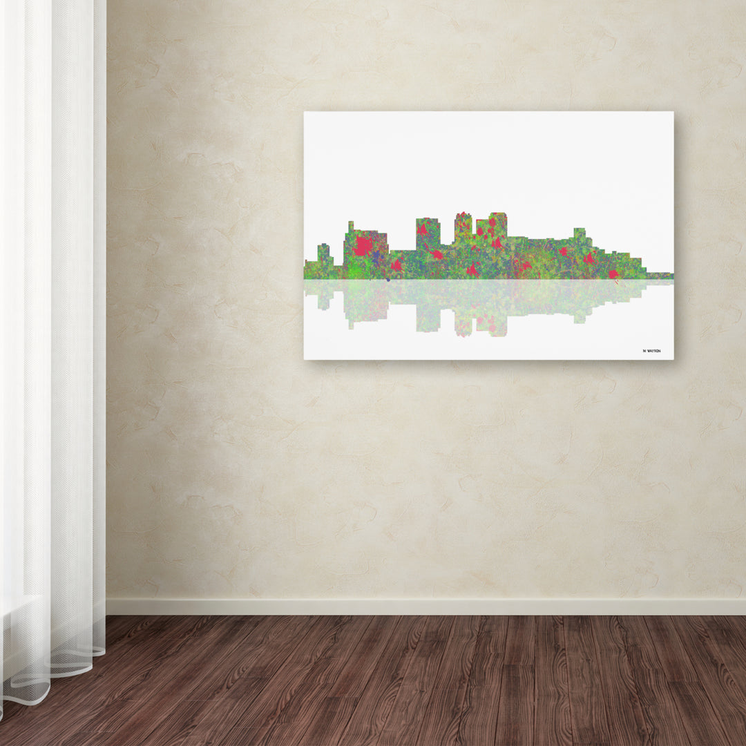 Marlene Watson Birmingham Alabama Skyline Canvas Art 16 x 24 Image 3