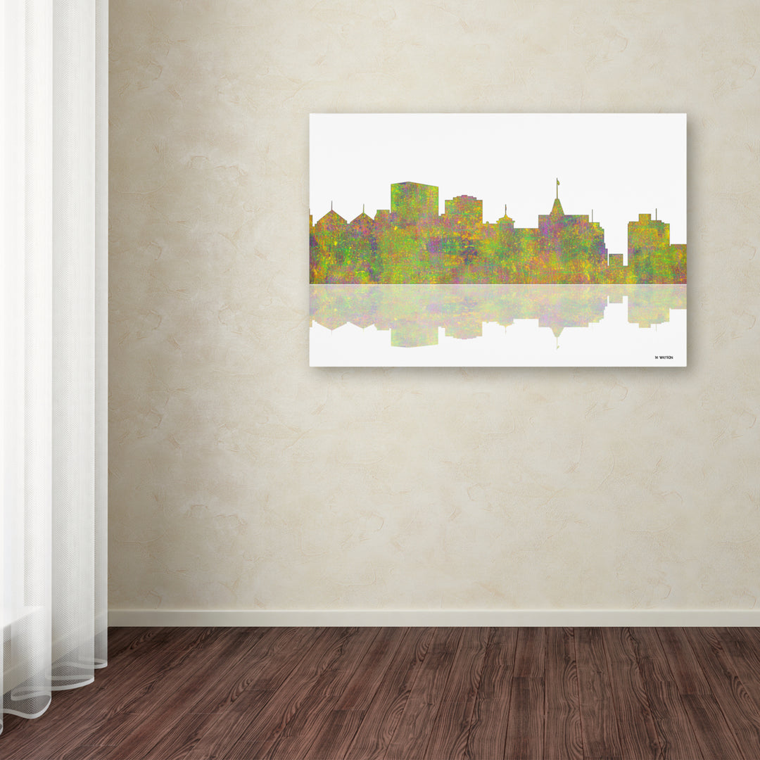 Marlene Watson Oakland California Skyline Canvas Art 16 x 24 Image 3