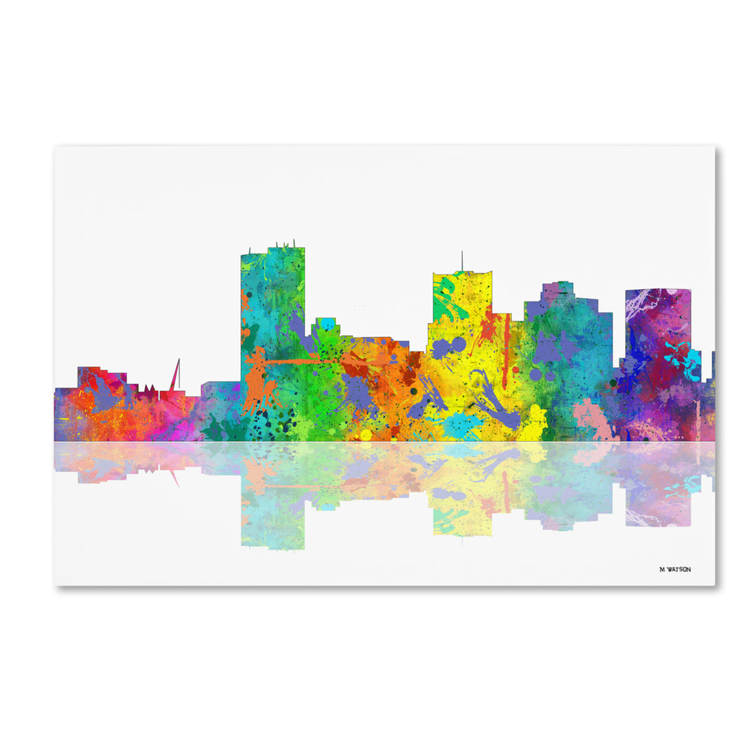 Marlene Watson Phoenix Arizona Skyline Canvas Art 16 x 24 Image 1