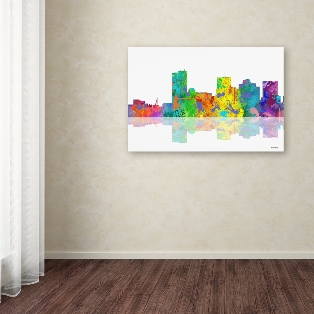 Marlene Watson Phoenix Arizona Skyline Canvas Art 16 x 24 Image 3