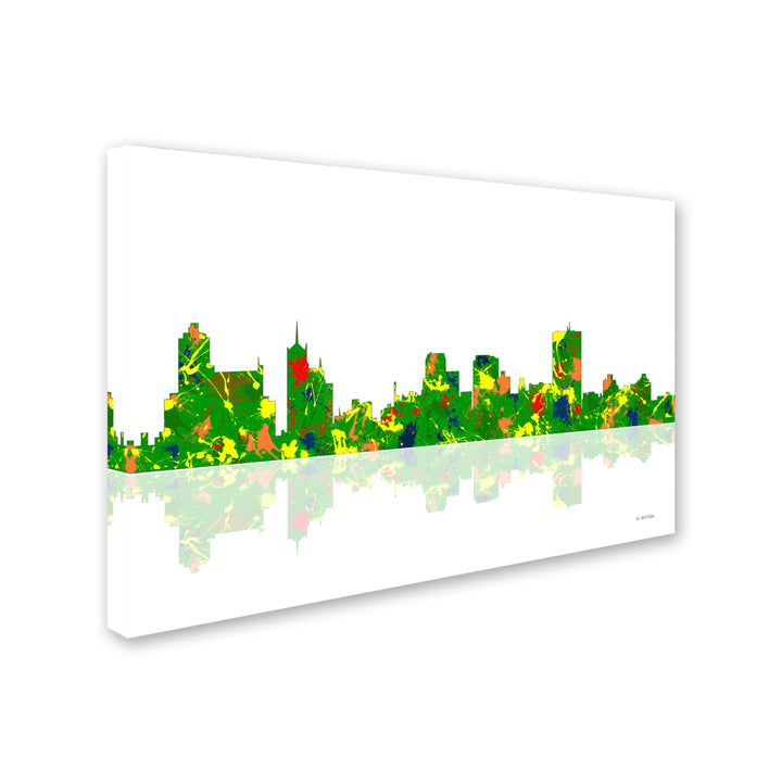 Marlene Watson Memphis Tennessee Skyline Canvas Art 16 x 24 Image 2