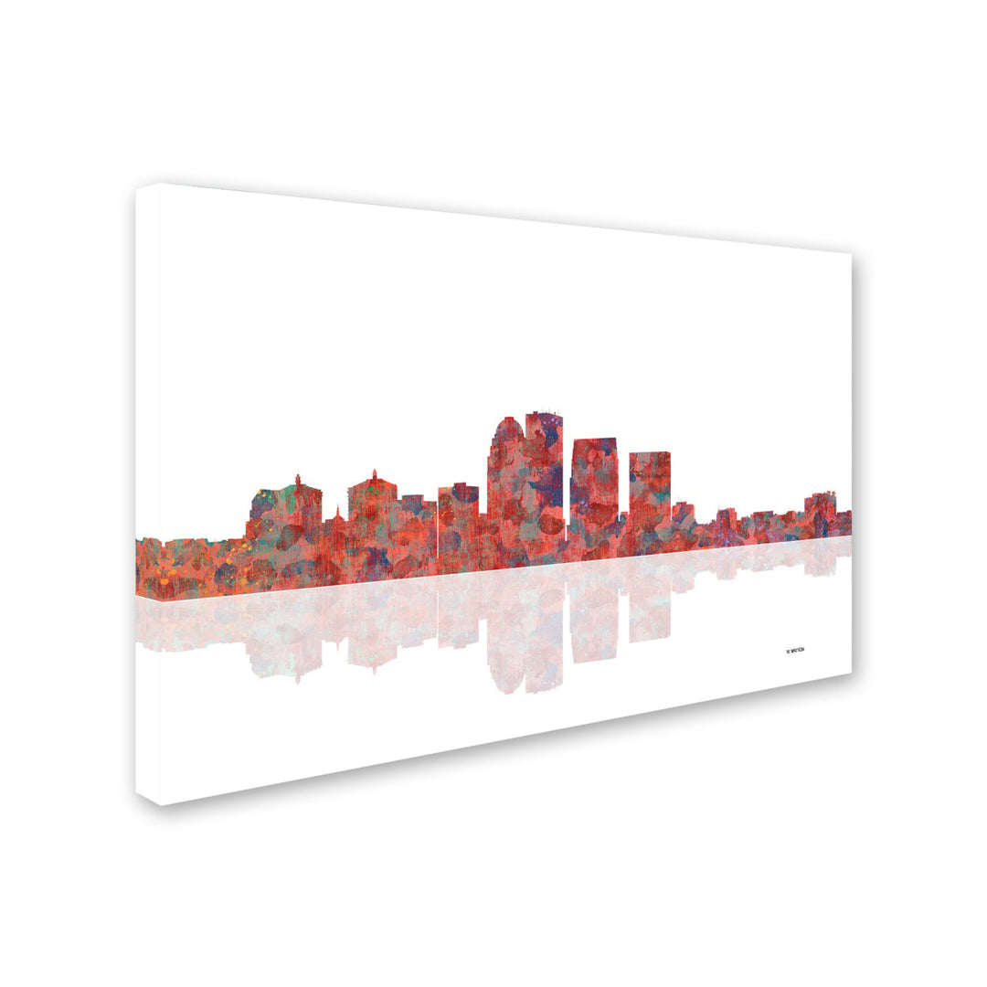 Marlene Watson Louisville Kentucky Skyline Canvas Art 16 x 24 Image 2