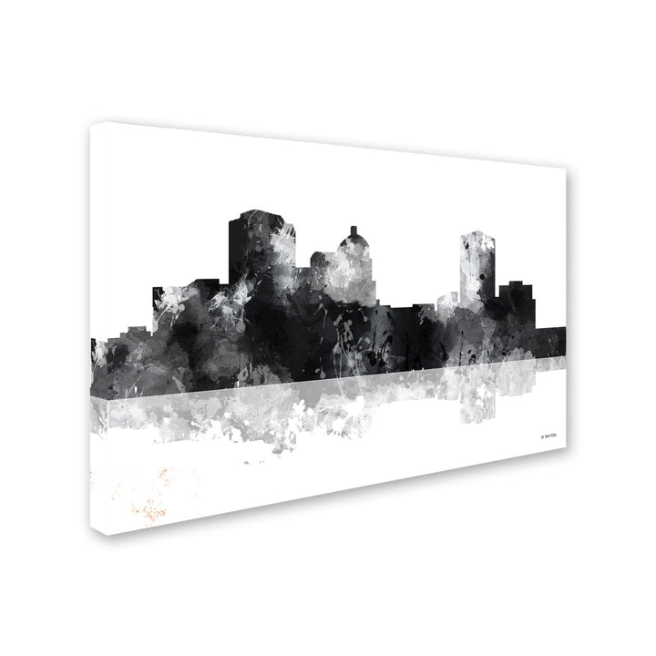 Marlene Watson Montgomery Alabama Skyline BG-1 Canvas Art 16 x 24 Image 2