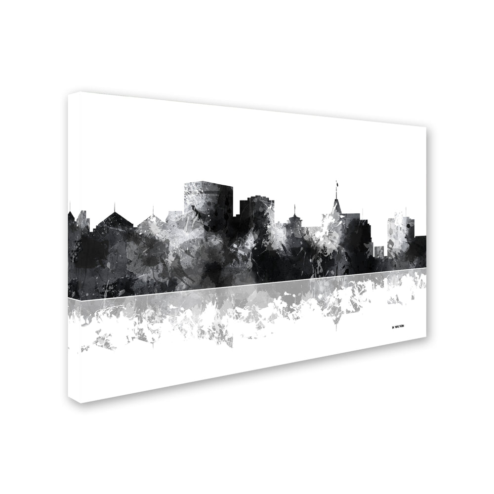 Marlene Watson Oakland California Skyline BG-1 Canvas Art 16 x 24 Image 2