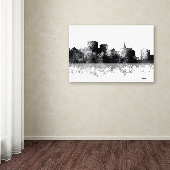 Marlene Watson Oakland California Skyline BG-1 Canvas Art 16 x 24 Image 3