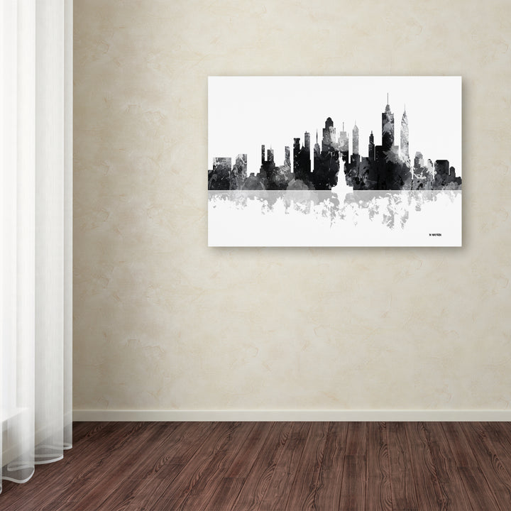 Marlene Watson York York Skyline BG-1 Canvas Art 16 x 24 Image 3