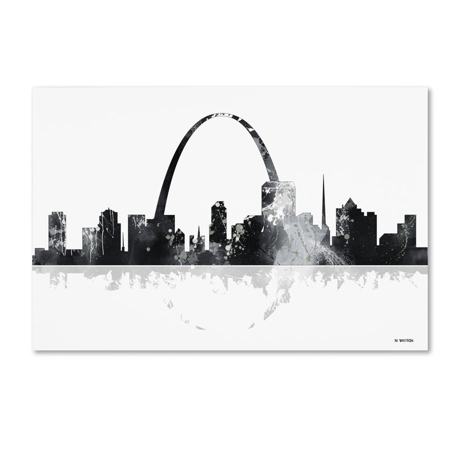 Marlene Watson St Louis Missouri Skyline Canvas Art 16 x 24 Image 1