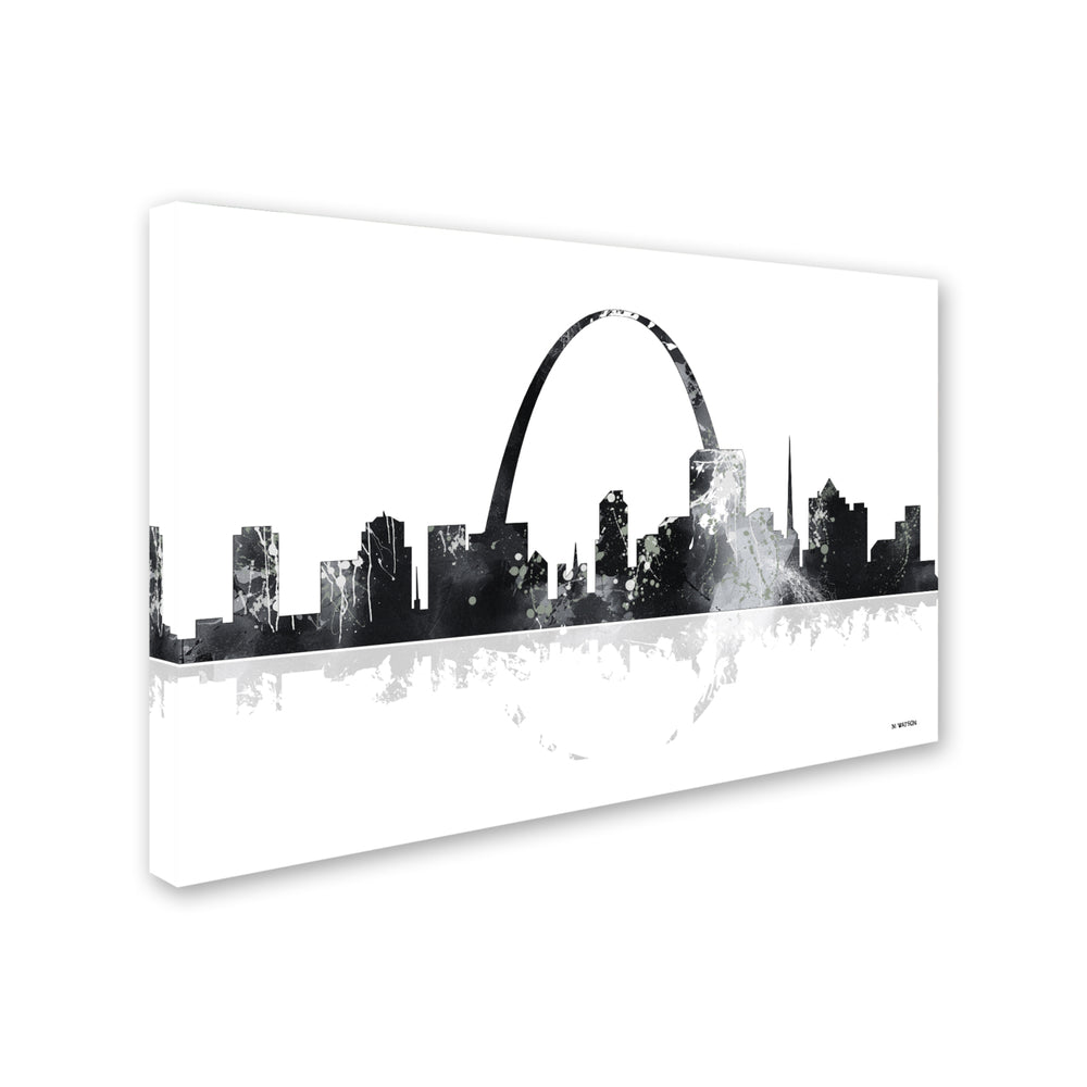 Marlene Watson St Louis Missouri Skyline Canvas Art 16 x 24 Image 2