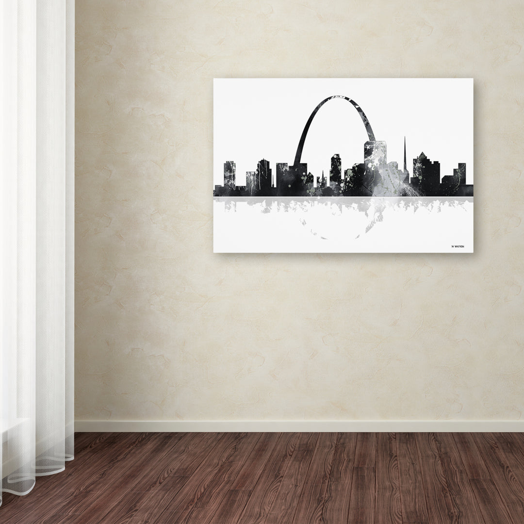 Marlene Watson St Louis Missouri Skyline Canvas Art 16 x 24 Image 3