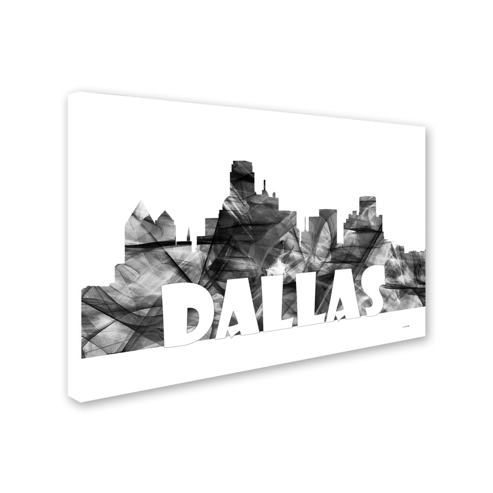 Marlene Watson Dallas Texas Skyline BG-2 Canvas Art 16 x 24 Image 2